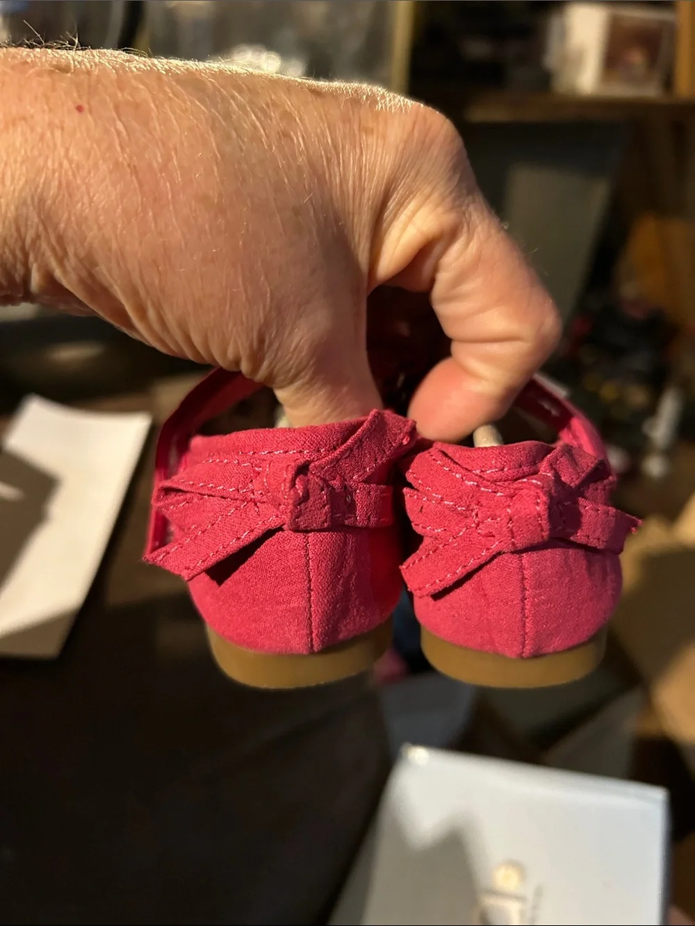 Girls’ Suede Mary Jane Dress Shoes in Bright Pink